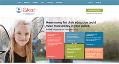 Desktop Screenshot of edvest.com